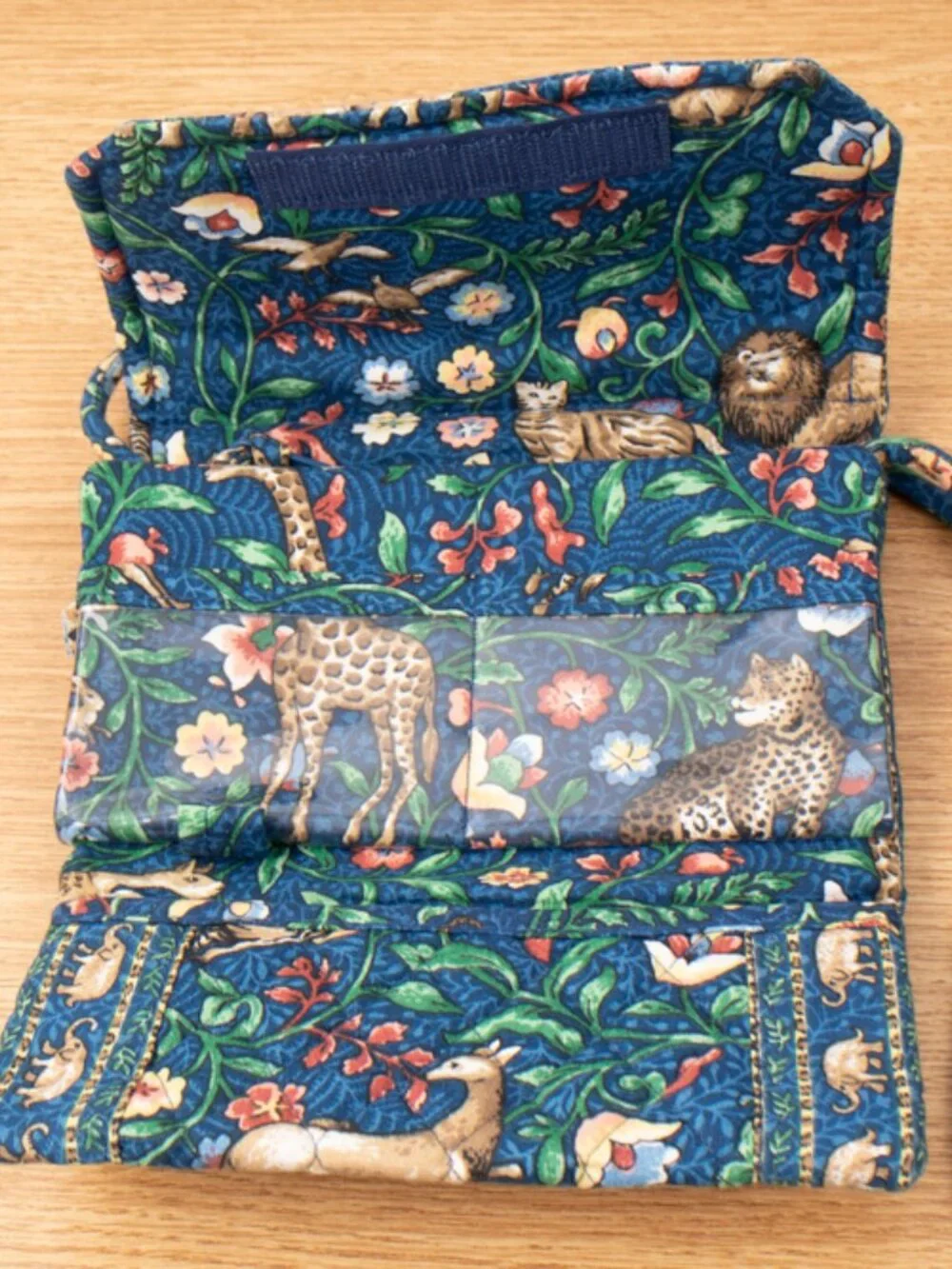 Vera Bradley Animal Kingdom Print Wallet With Strap
